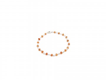 Rozenkrans armband carneool