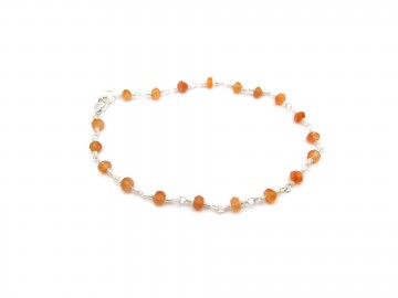 Rozenkrans armband carneool