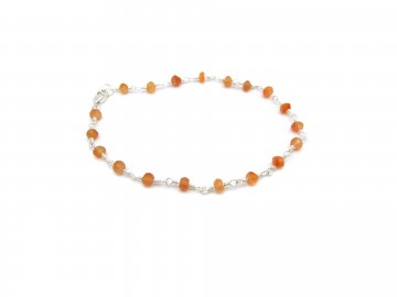 Rozenkrans armband carneool