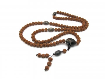 Rudraksha  mala agaat