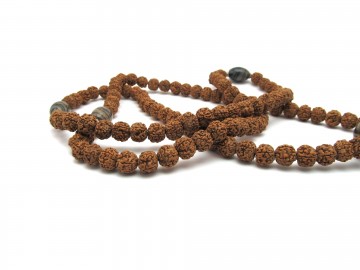 Rudraksha  mala agaat