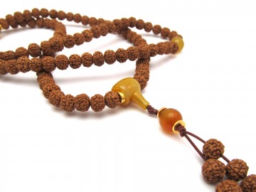 Meditatie Rudraksha mala jade