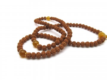 Meditatie Rudraksha mala jade