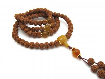 Rudraksha mala jade