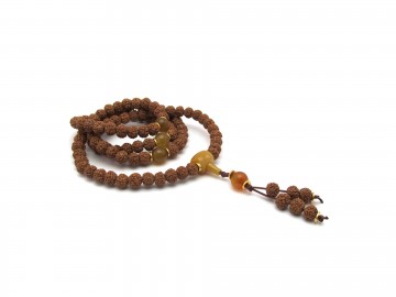Meditatie Rudraksha mala jade