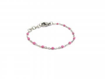Rvs armbandje rose