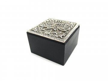 Sieradendoosje lotus zilver