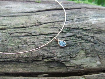 Spang blauwe diamant