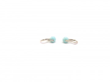 Swarovski oorbellen alabast green