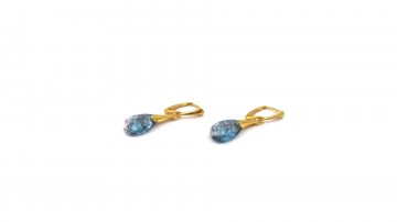 Swarovski oorbellen aqua patina