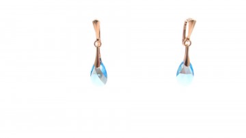 Swarovski oorbellen aquamarijn shimmer1a 0