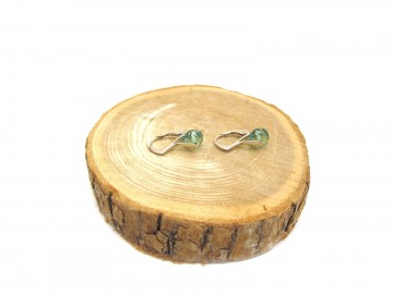 Swarovski oorbellen emerald rondel