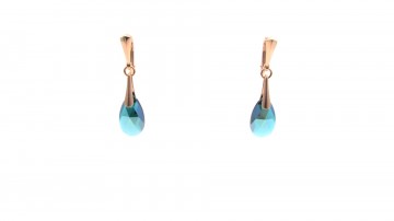 Swarovski oorbellen emerald shimmer