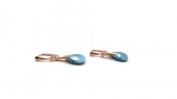 Swarovski oorbellen emerald shimmer