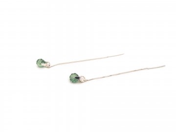 Swarovski oorbellen emerald