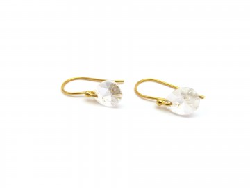 Swarovski oorbellen goud kristal