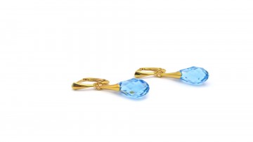 Swarovski oorbellen kristal licht blue1