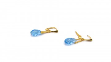 Swarovski oorbellen kristal licht blue10