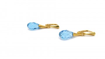 Swarovski oorbellen kristal licht blue8