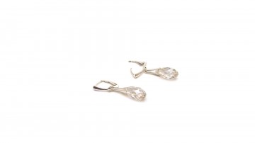 Swarovski oorbellen kristal zilver