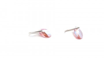 Swarovski oorbellen light rose shimmer1 0
