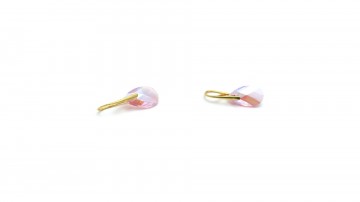 Swarovski oorbellen light rose shimmer