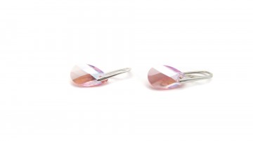 Swarovski oorbellen light rose shimmer5 0