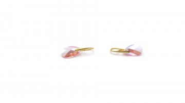 Swarovski oorbellen light rose shimmer