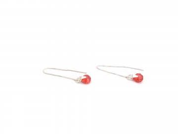 Swarovski oorbellen padparadscha7