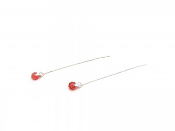 Swarovski oorbellen padparadscha9