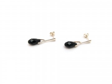 Swarovski oorbellen pegel jetblack
