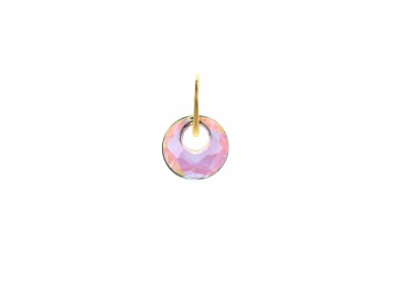 Swarovski oorringen crystal paradisegoud2