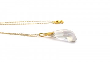 Swarovski wing silver shadow