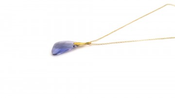 Swarovski wing tanzanite