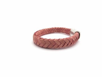 gevlochten leren armband