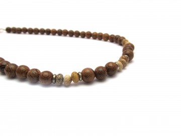 Ketting Woody Jaspis 