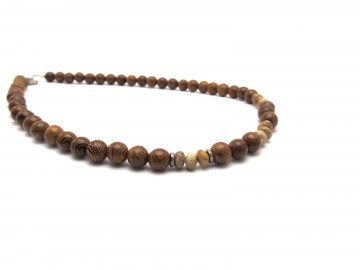 Ketting Woody Jaspis 