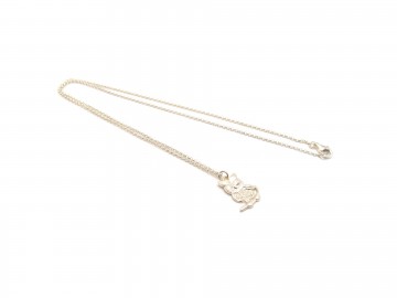 Zilveren ketting met uil