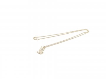 Zilveren ketting met uil