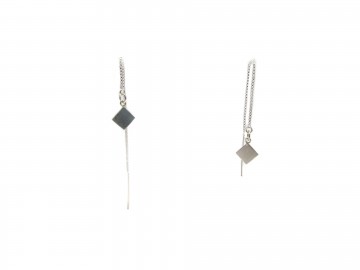 Zilveren orbellen ruit