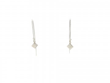 Zilveren orbellen ruit