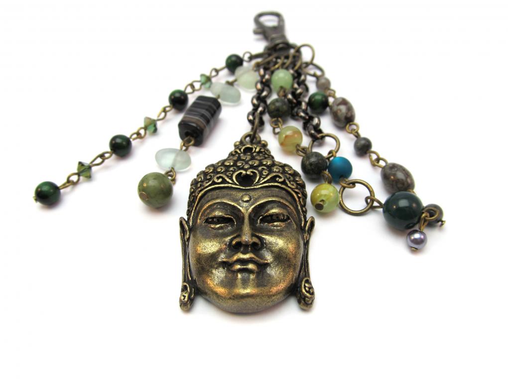 heden Dat Pastoor Sleutelhanger "Bronze Boeddha" - Boeddha kettingen - Handgemaakte Sieraden  voor Hem & Haar | Byoe
